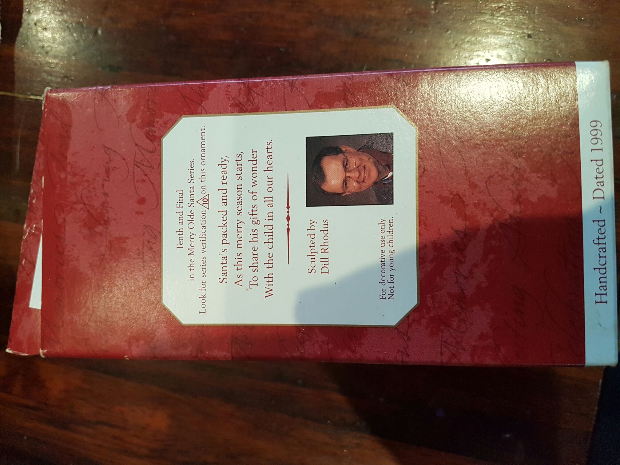 Merry Ole Santa 10th - Merry Olde Santa (Santa) ornament collectible [Barcode 015012478686] - Main Image 2