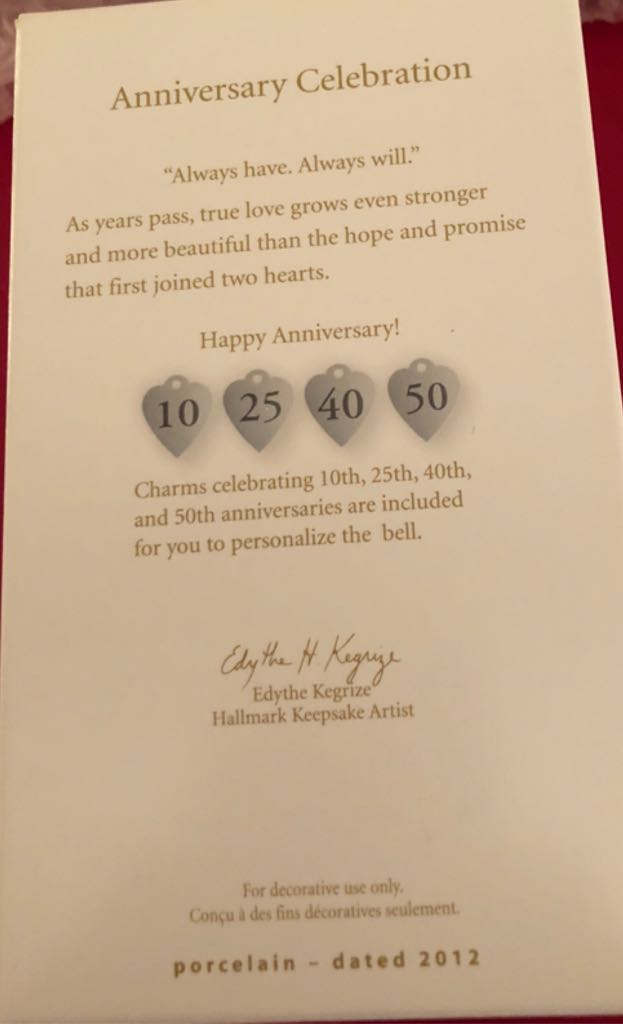 Anniversary Celebration - Anniversary Celebration (Love) ornament collectible [Barcode 795902247898] - Main Image 2