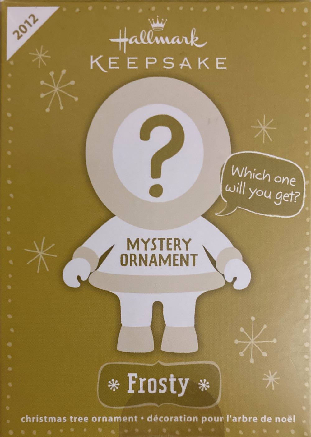 Frosty Mystery Ornament Astronaut Frosty Opened - Mystery Frosty Ornament (Mystery Ornament) ornament collectible [Barcode 795902250607] - Main Image 2