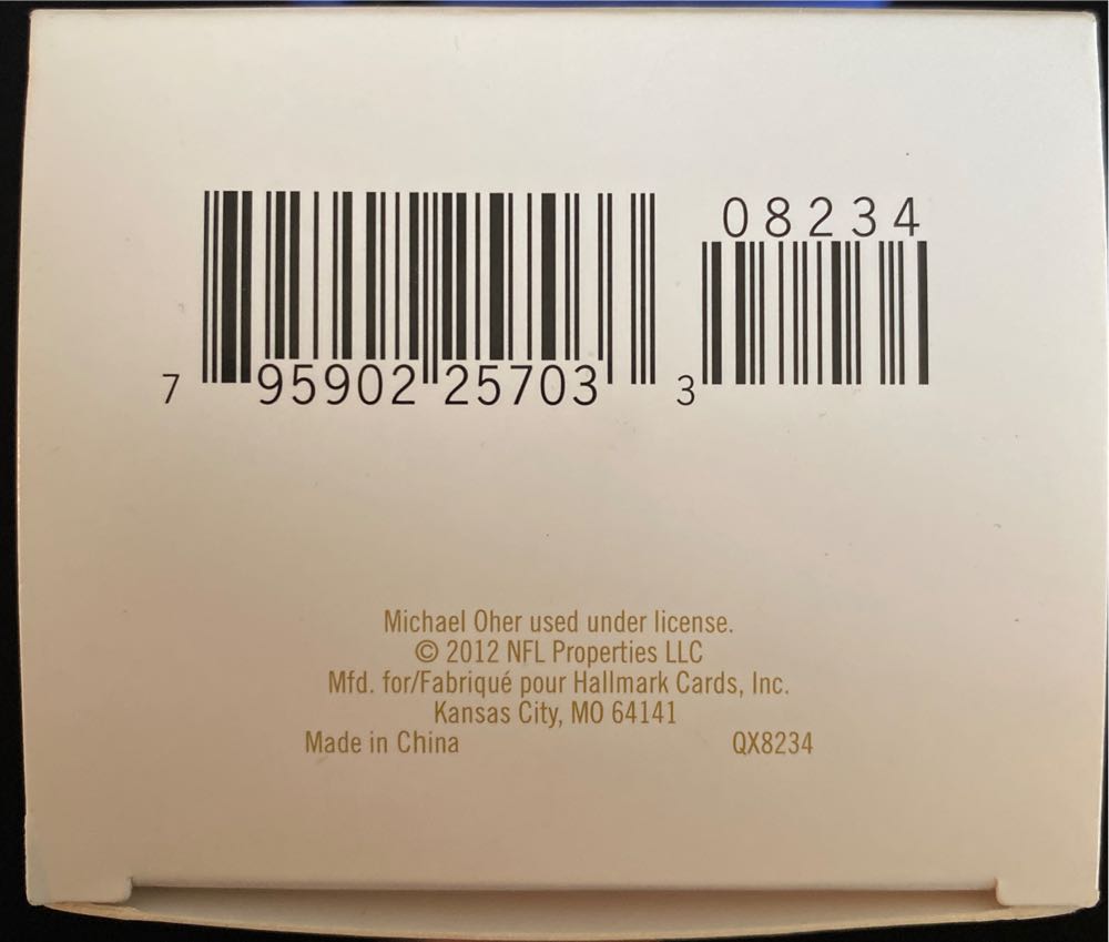 Michael Oher - NFL (Sports) ornament collectible [Barcode 795902257033] - Main Image 2