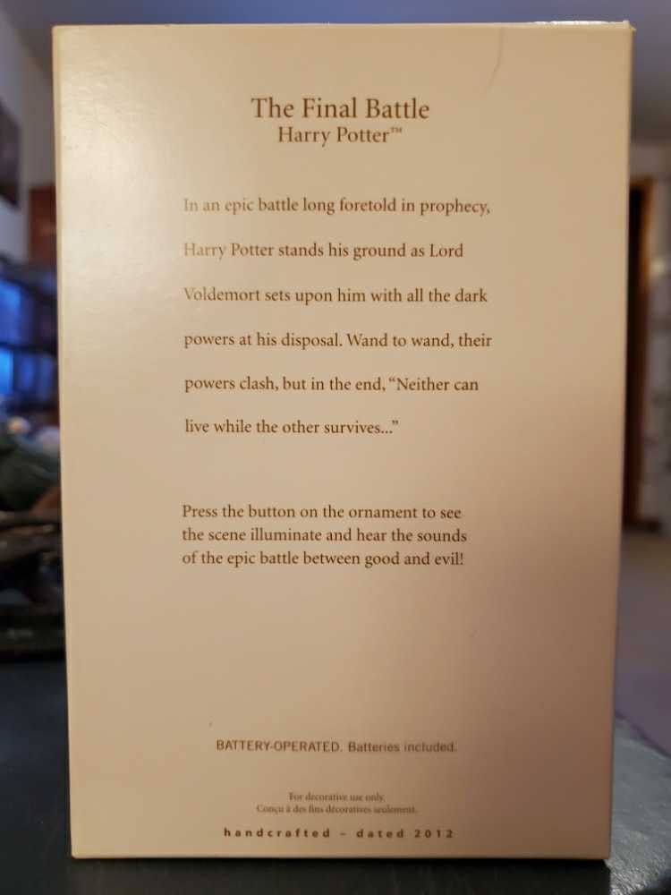 The Final Battle - Harry Potter (Harry Potter) ornament collectible [Barcode 795902257286] - Main Image 3