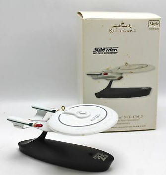 U.S.S. Enterprise NCC-1701-D STTNG-25th Anniversary - Star Trek (Star Trek) ornament collectible [Barcode 795902258351] - Main Image 4
