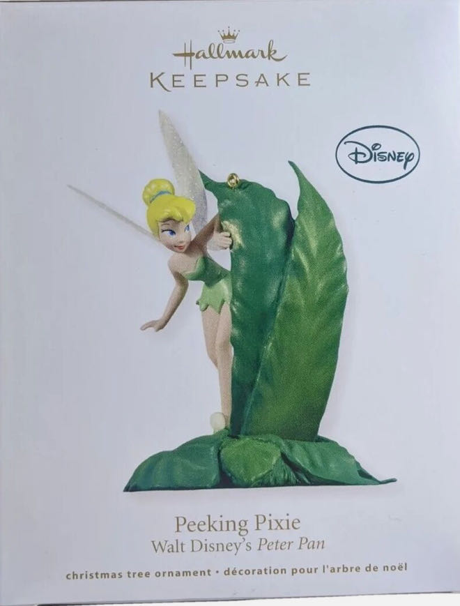 Peeking Pixie - Tinker Bell (Disney) ornament collectible [Barcode 795902261559] - Main Image 3