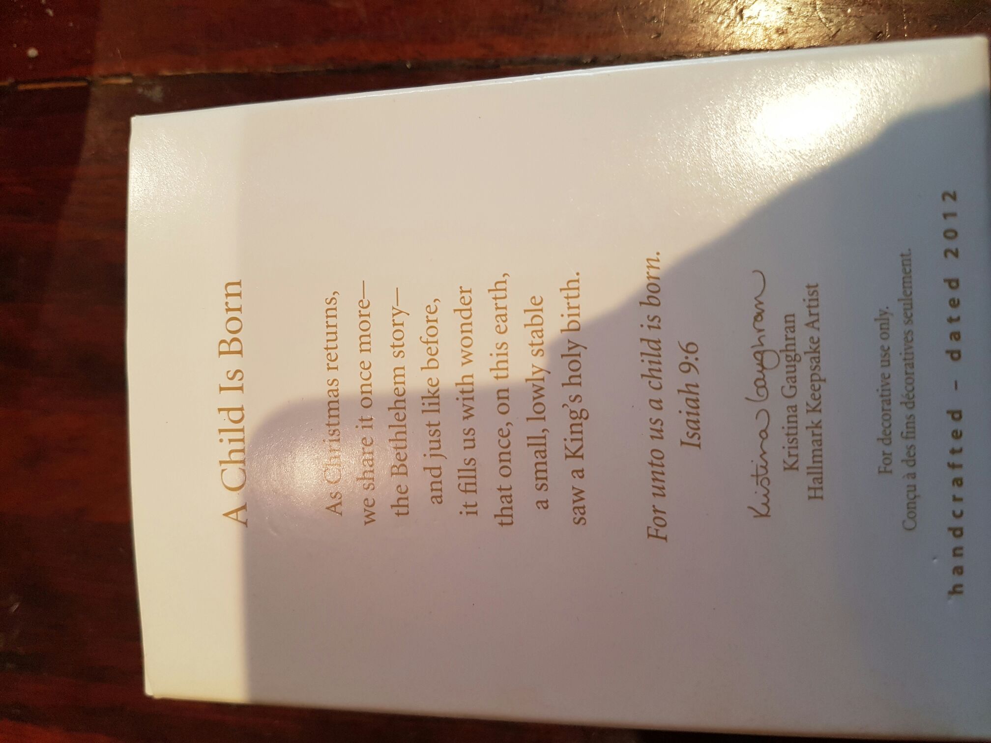 BOOK A Child is Born - Books (Books) ornament collectible [Barcode 795902261672] - Main Image 2