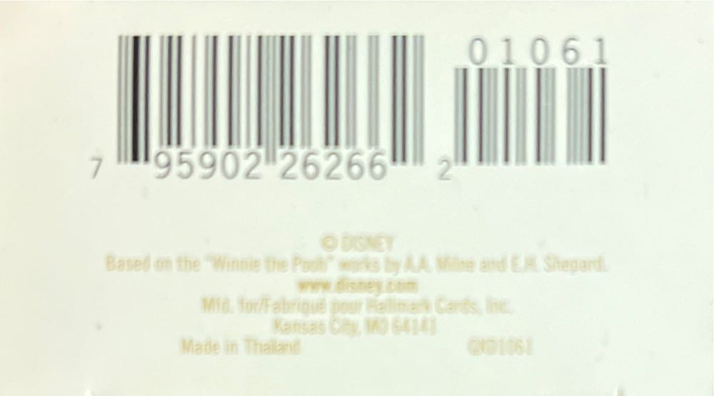 Bouncing Through The Snow - Winnie The Pooh Collection (Disney Winnie the Pooh) ornament collectible [Barcode 795902262662] - Main Image 3