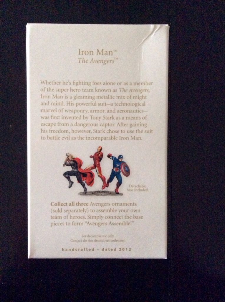 Iron Man - The Avengers (Marvel Set) ornament collectible [Barcode 795902263461] - Main Image 2