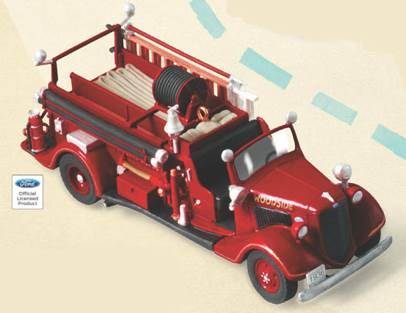 1936 Ford Fire Engine - Fire Brigade (Firetrucks) ornament collectible [Barcode 795902263621] - Main Image 2