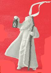 By Santa’s Light - Santa (Santa) ornament collectible [Barcode 795902269661] - Main Image 2