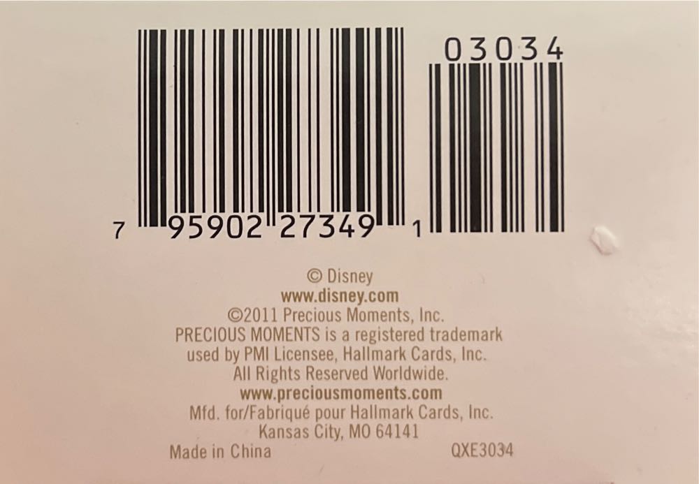 DPM 2012 Rapunzel - Precious Moments (Disney Precious Moments) ornament collectible [Barcode 795902273491] - Main Image 3