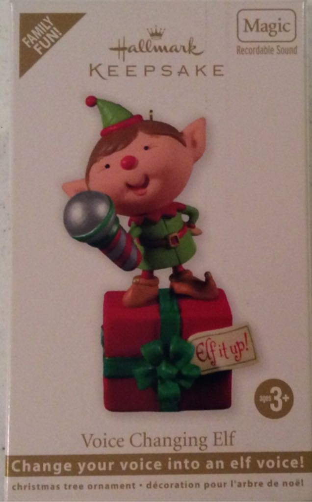Voice Changing Elf (fun) - Elves (Magic Recordable Sound) ornament collectible [Barcode 795902275211] - Main Image 1