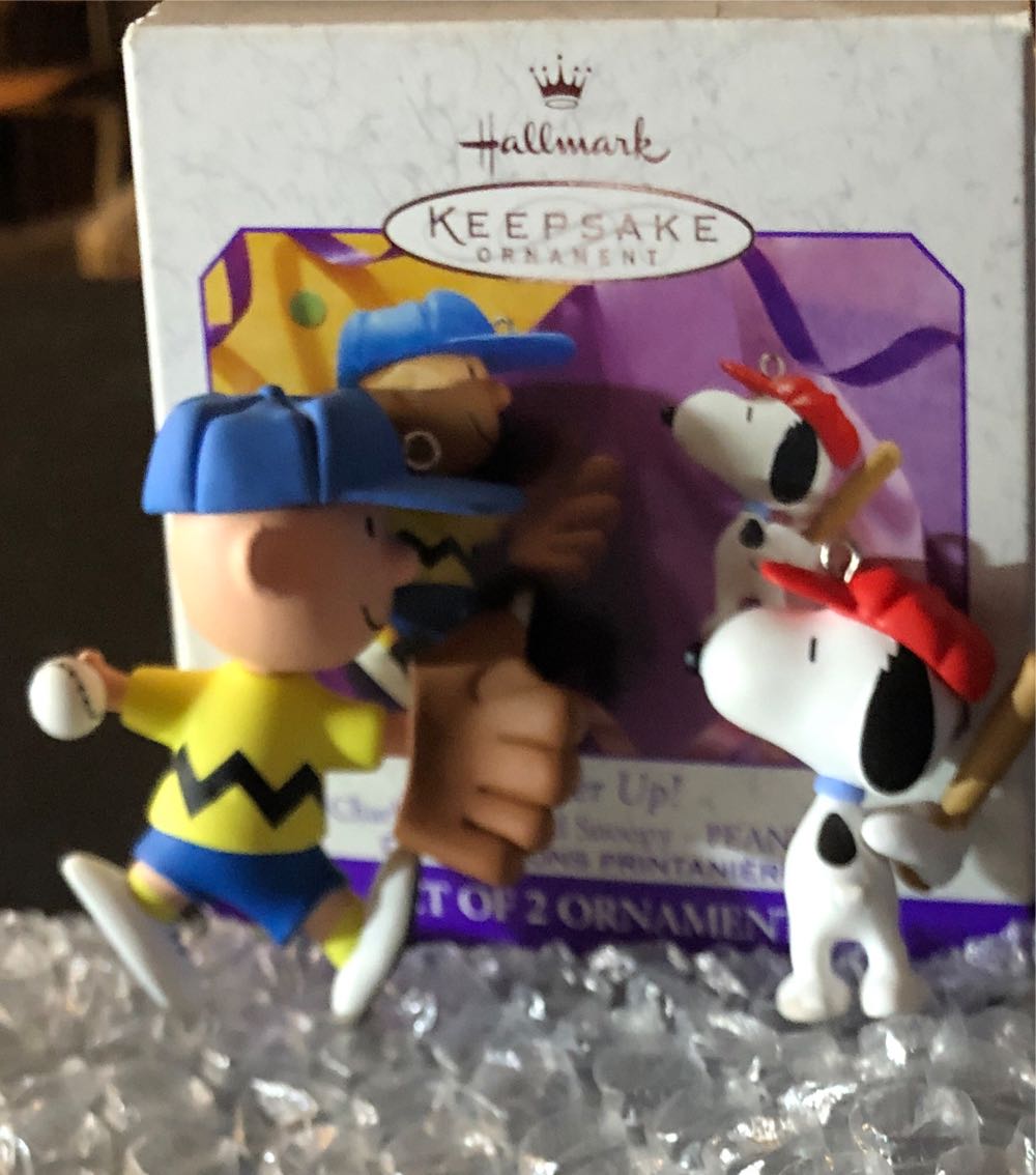 Batter Up! - Peanuts Non-Christmas (Baseball) ornament collectible [Barcode 015012479195] - Main Image 4