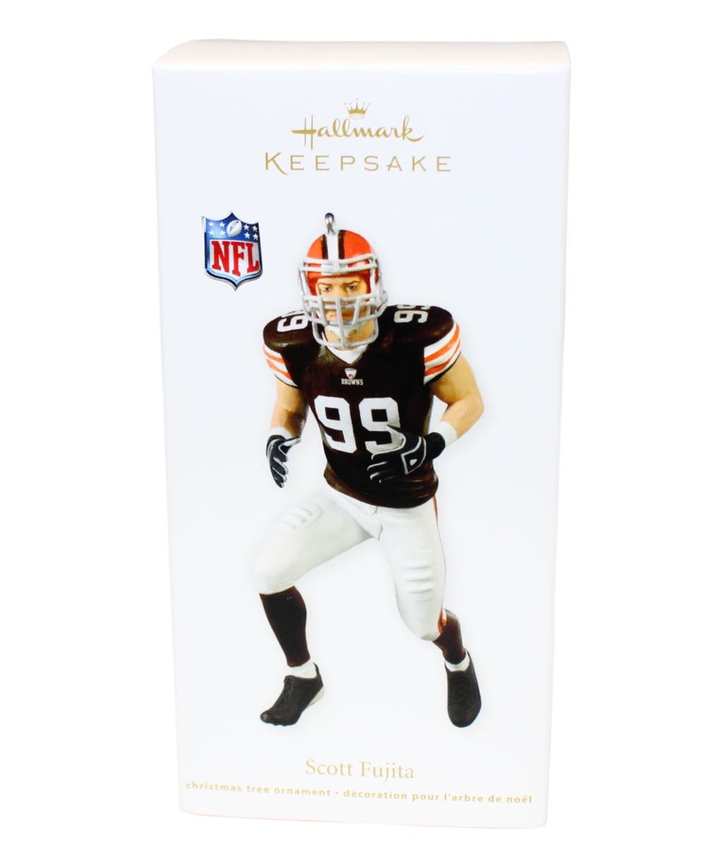#18a Scott Fujita - Football Legends (Sports) ornament collectible [Barcode 795902277604] - Main Image 2