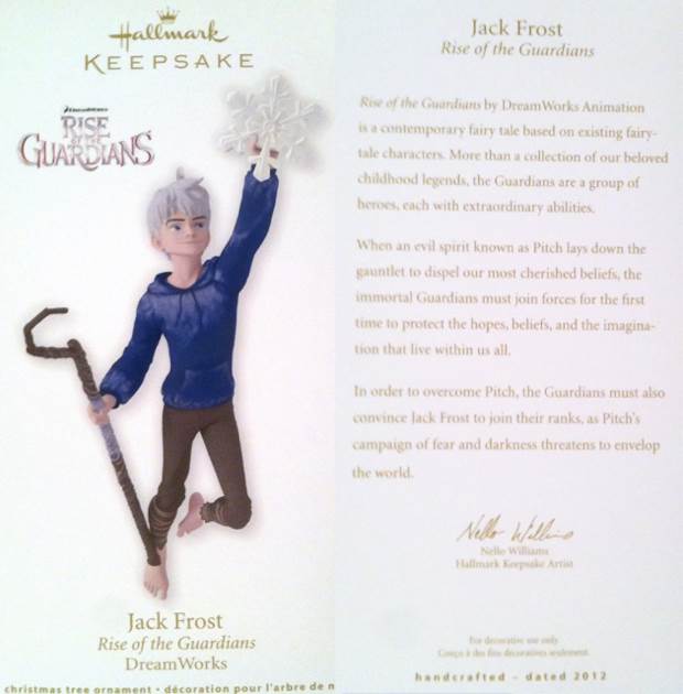 JACK FROST - Rise of the Guardians (Movies) ornament collectible [Barcode 795902277635] - Main Image 2