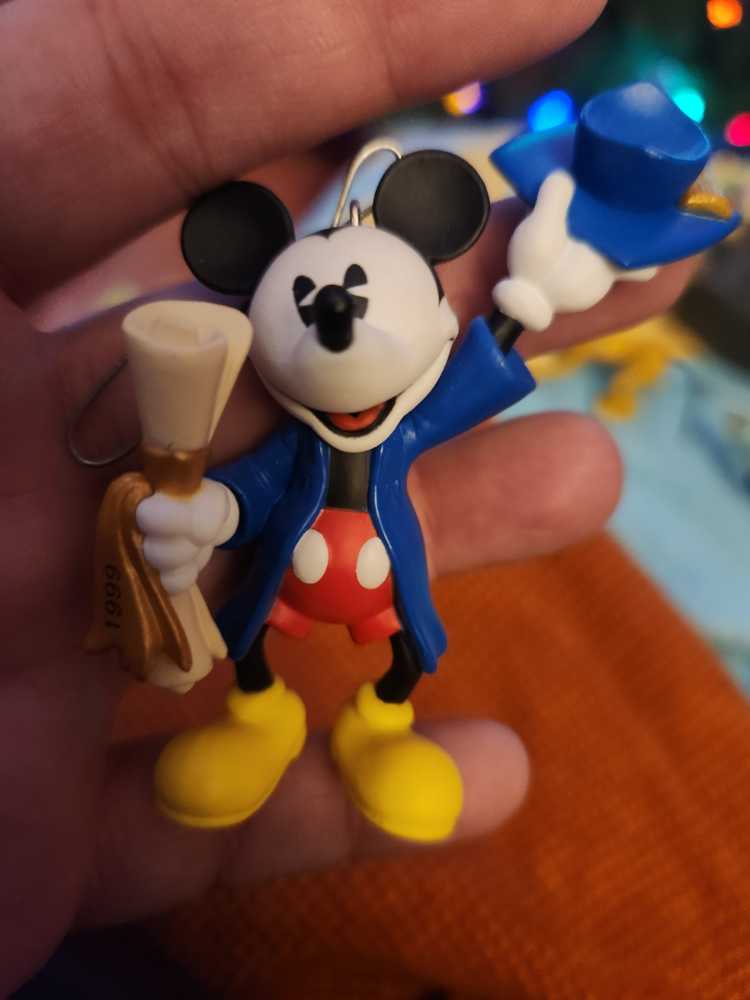 Mickey Mouse Happy Diploma Day - Keepsake ornament collectible [Barcode 015012479294] - Main Image 2