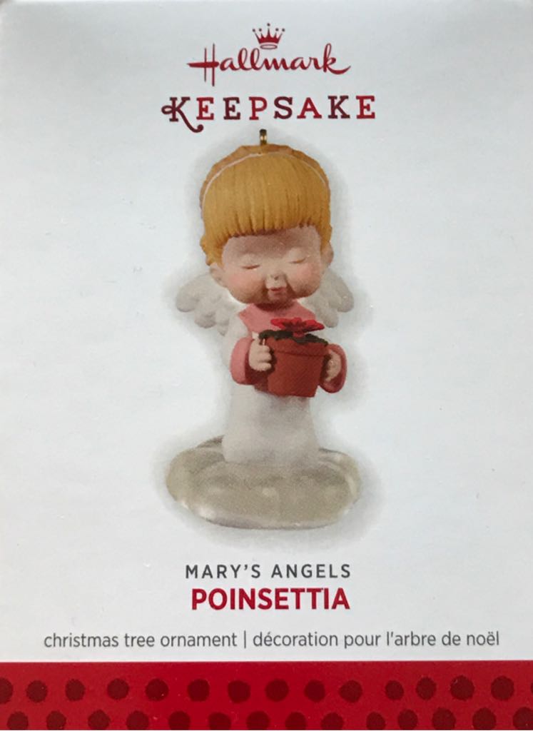 Mary’s Angels 26 - Poinsettia - Mary’s Angels (Angels) ornament collectible [Barcode 795902312558] - Main Image 1