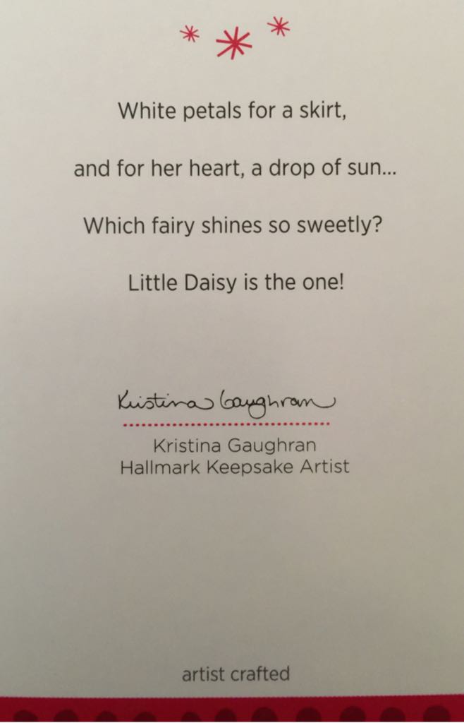 Daisy Fairy #9 - Fairy Messengers (Fairy) ornament collectible [Barcode 795902312664] - Main Image 2