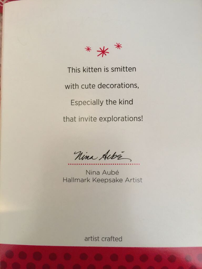 Mischievous Kittens #15 2013 - Mischievous Kittens (Collector’s Series) ornament collectible [Barcode 795902312718] - Main Image 2