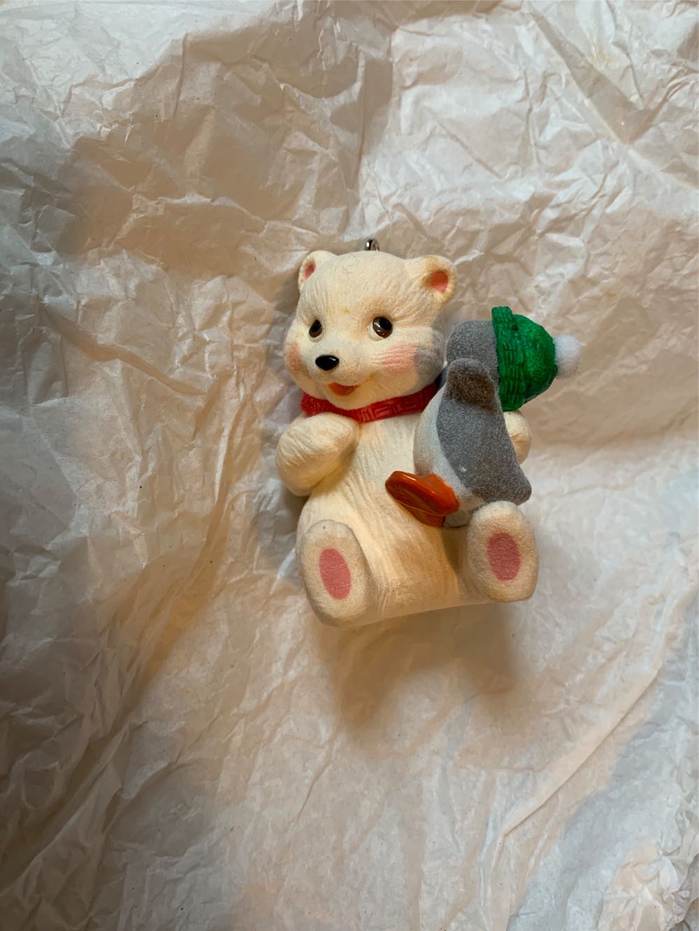 Snowball And Tuxedo #13 Sharing A Secret - Snowball And Tuxedo (Polar Bear and Penguin) ornament collectible [Barcode 795902312732] - Main Image 3