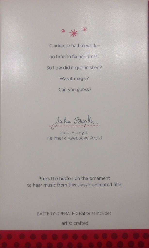 Disney Cinderella Cinderelly! Cinderelly! - Cinderella (Disney Cinderella) ornament collectible [Barcode 795902313449] - Main Image 2