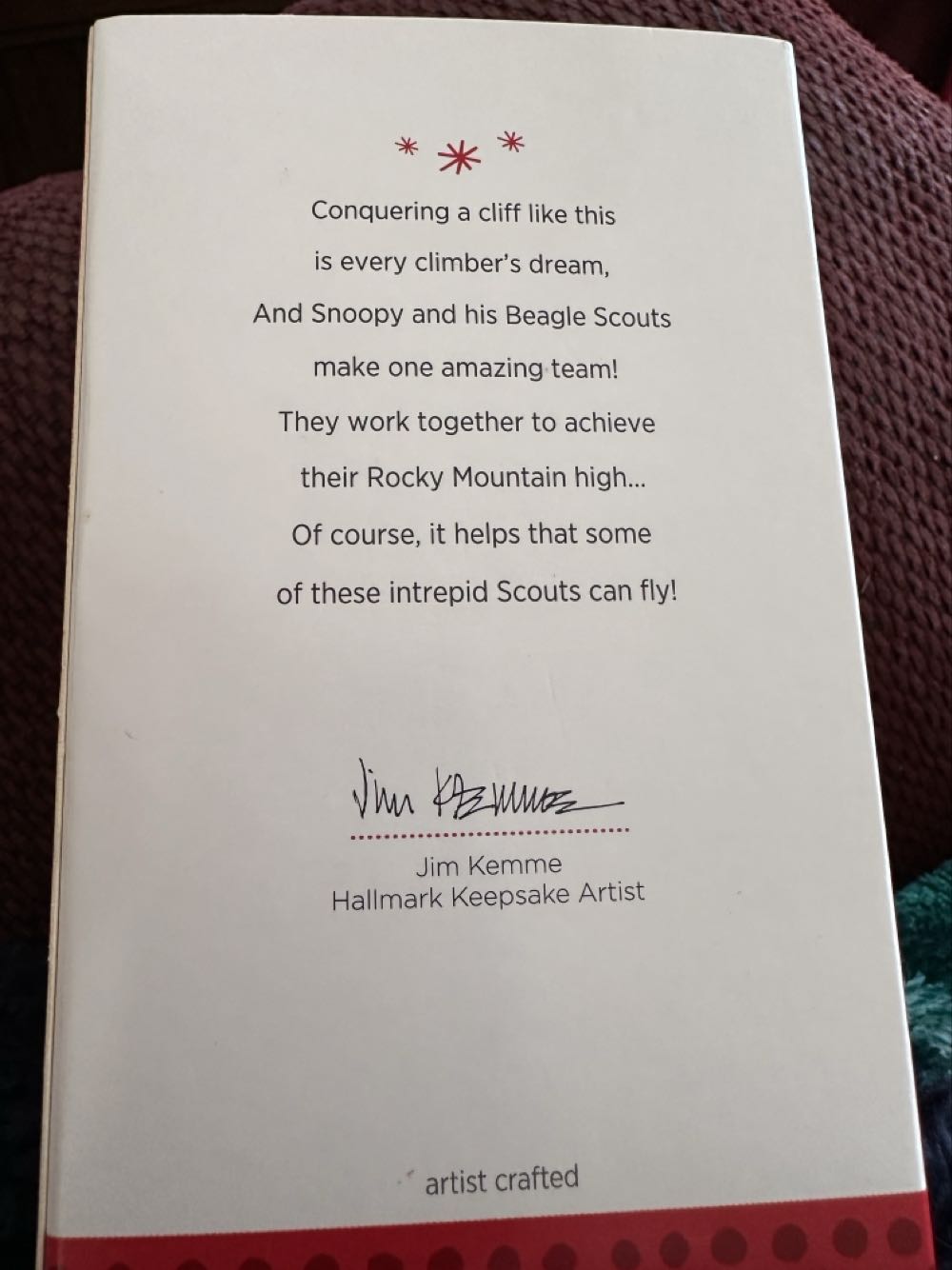 Beagle Scouts Rock! - Snoopy And The Beagle Scouts (Peanuts) ornament collectible [Barcode 795902316860] - Main Image 4