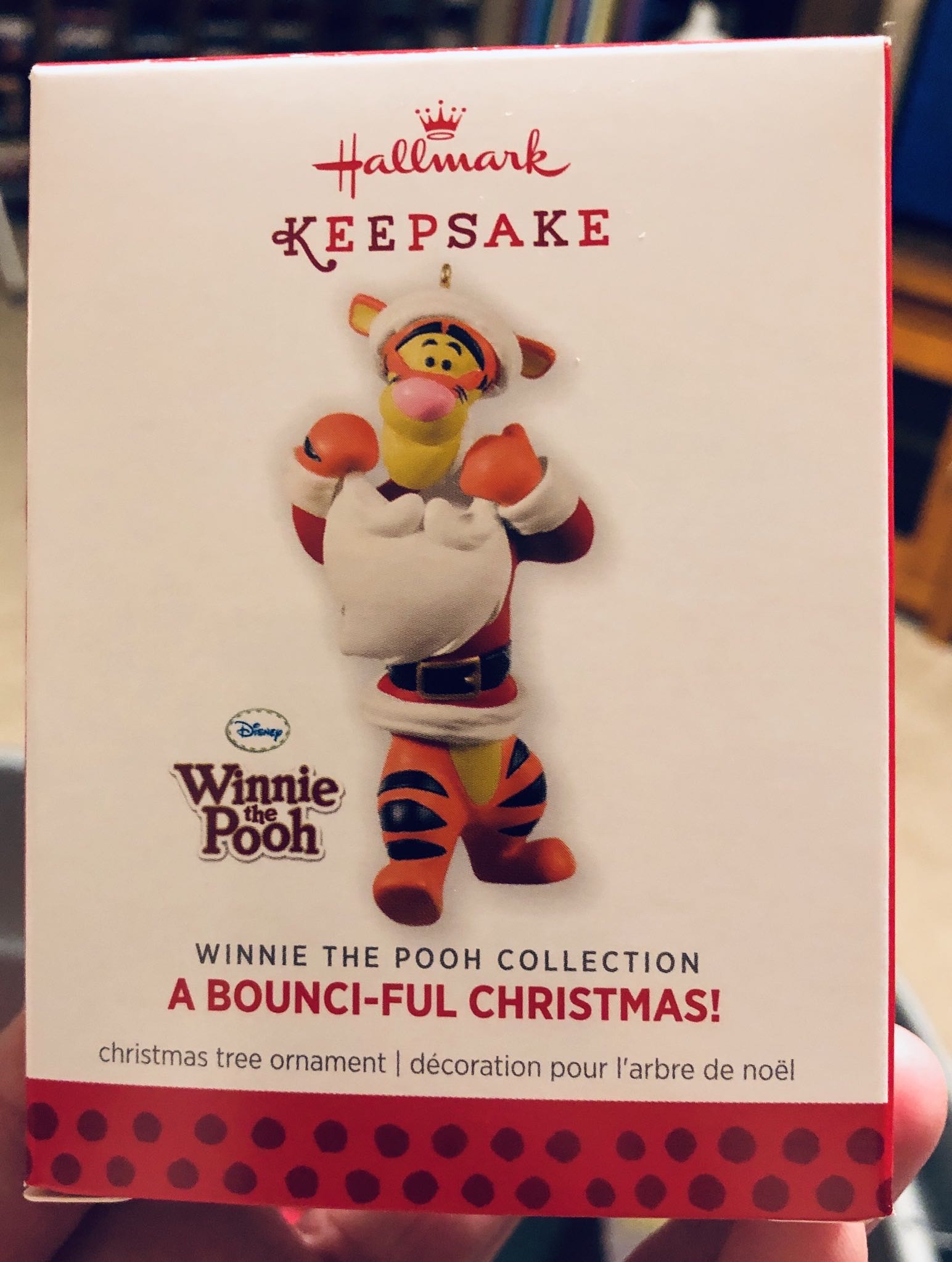 Winnie The Pooh - A Bounci-ful Christmas - Tigger - Winnie the Pooh (Disney’s Tigger) ornament collectible [Barcode 795902317058] - Main Image 2