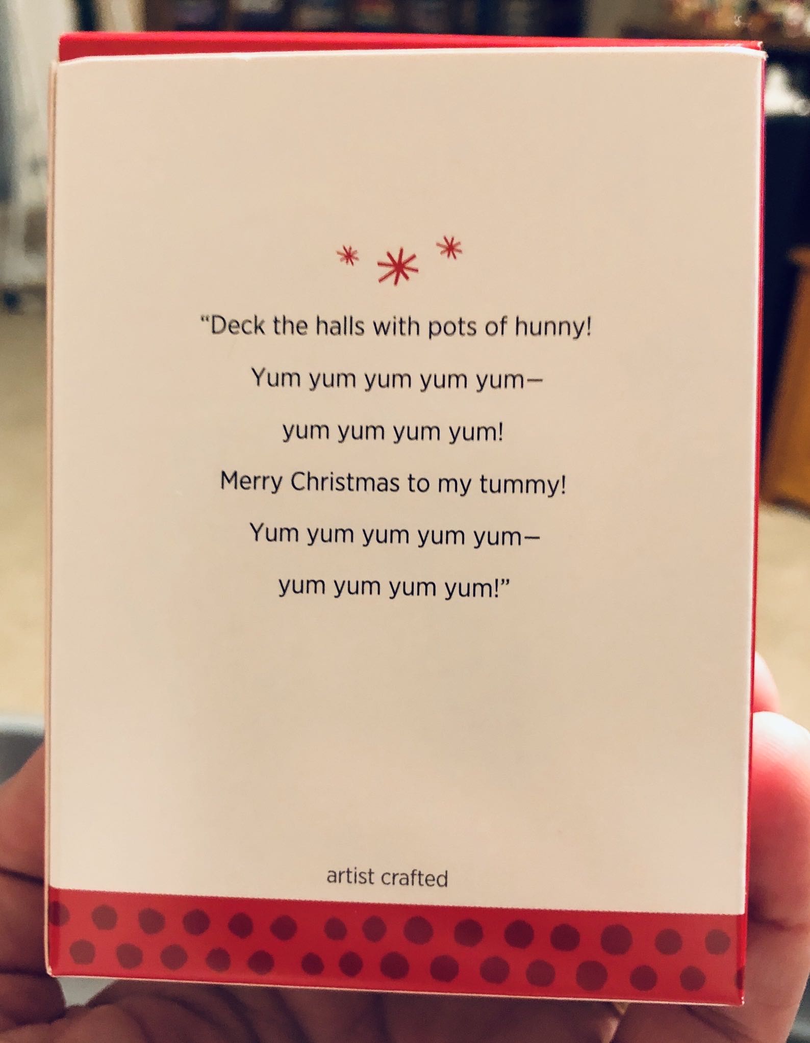 A Hunny Of A Holiday - Hallmark Keepsake (Disney’s Winnie the Pooh) ornament collectible [Barcode 795902317072] - Main Image 3