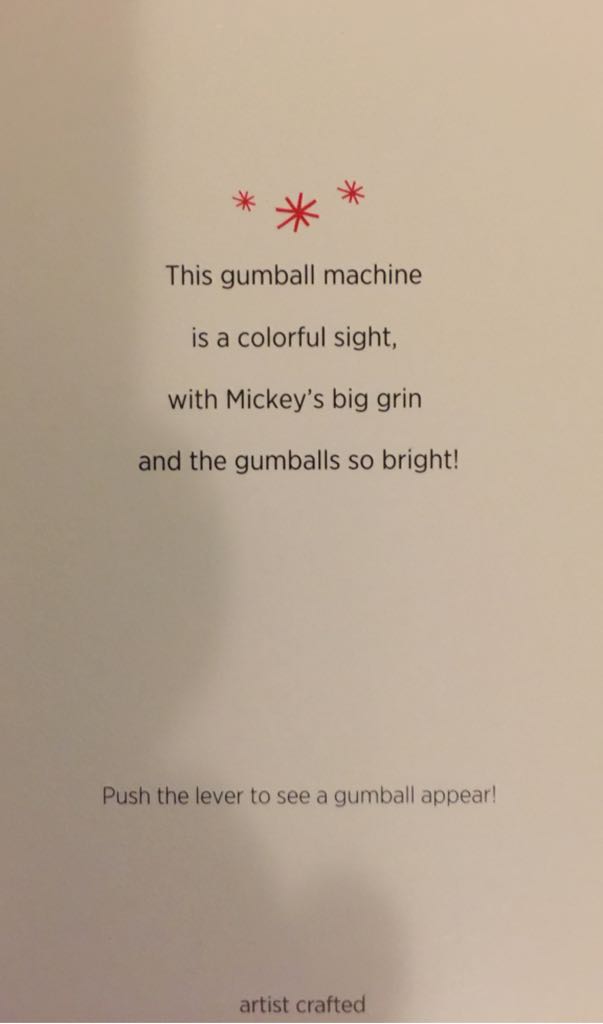 Mickey’s Gumball Machine - Mickey Mouse (Disney) ornament collectible [Barcode 795902319465] - Main Image 2