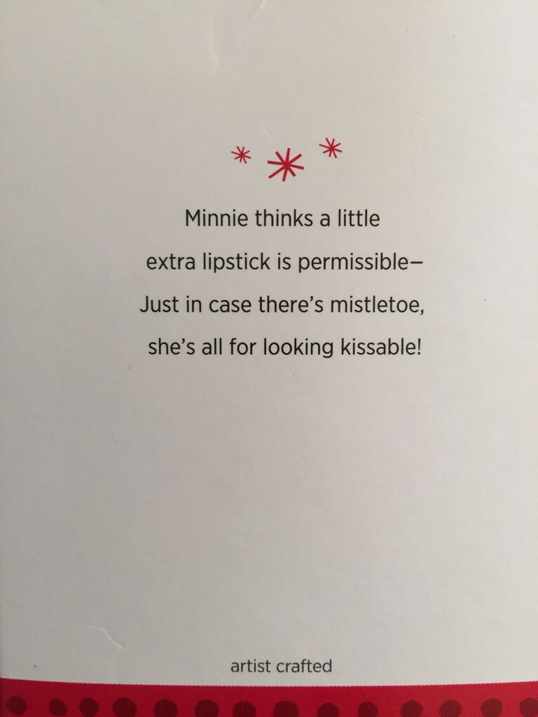 Minnie Mouse - Mistletoe Ready - Minnie Mouse (Disney) ornament collectible [Barcode 795902320379] - Main Image 2