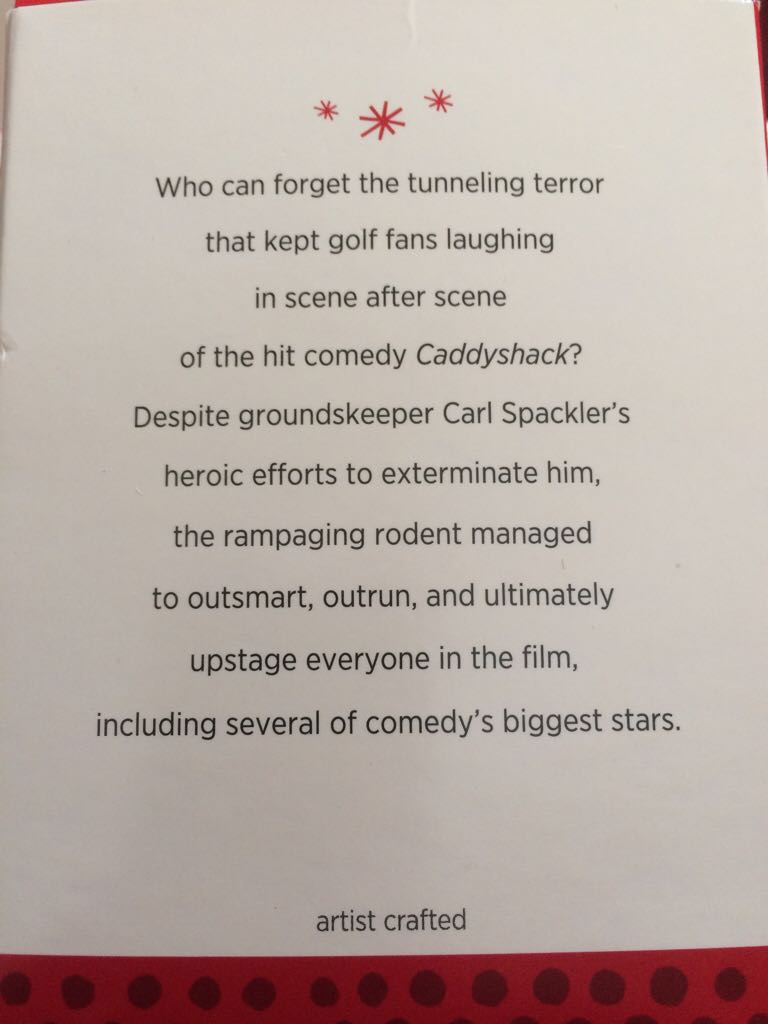 Gopher’s Got Game! - Caddyshack (Movies & TV) ornament collectible [Barcode 795902324612] - Main Image 2