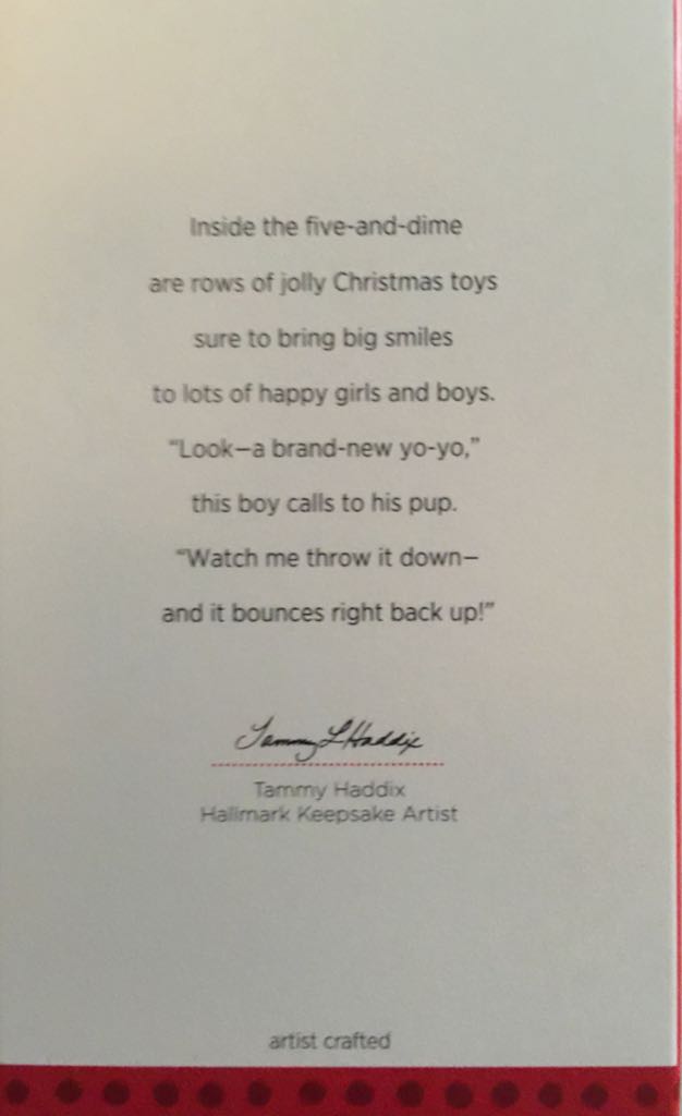 Christmas Window 2013, Five and Dime Store - Christmas Windows (Christmas Window KOC) ornament collectible [Barcode 795902325237] - Main Image 2