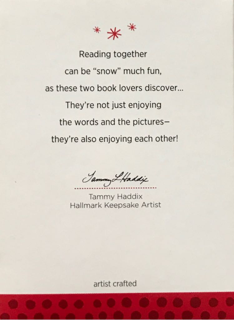 Reading Is ”Snow” Much Fun 2013 #6 - Making Memories (Snowmen) ornament collectible [Barcode 795902328856] - Main Image 2