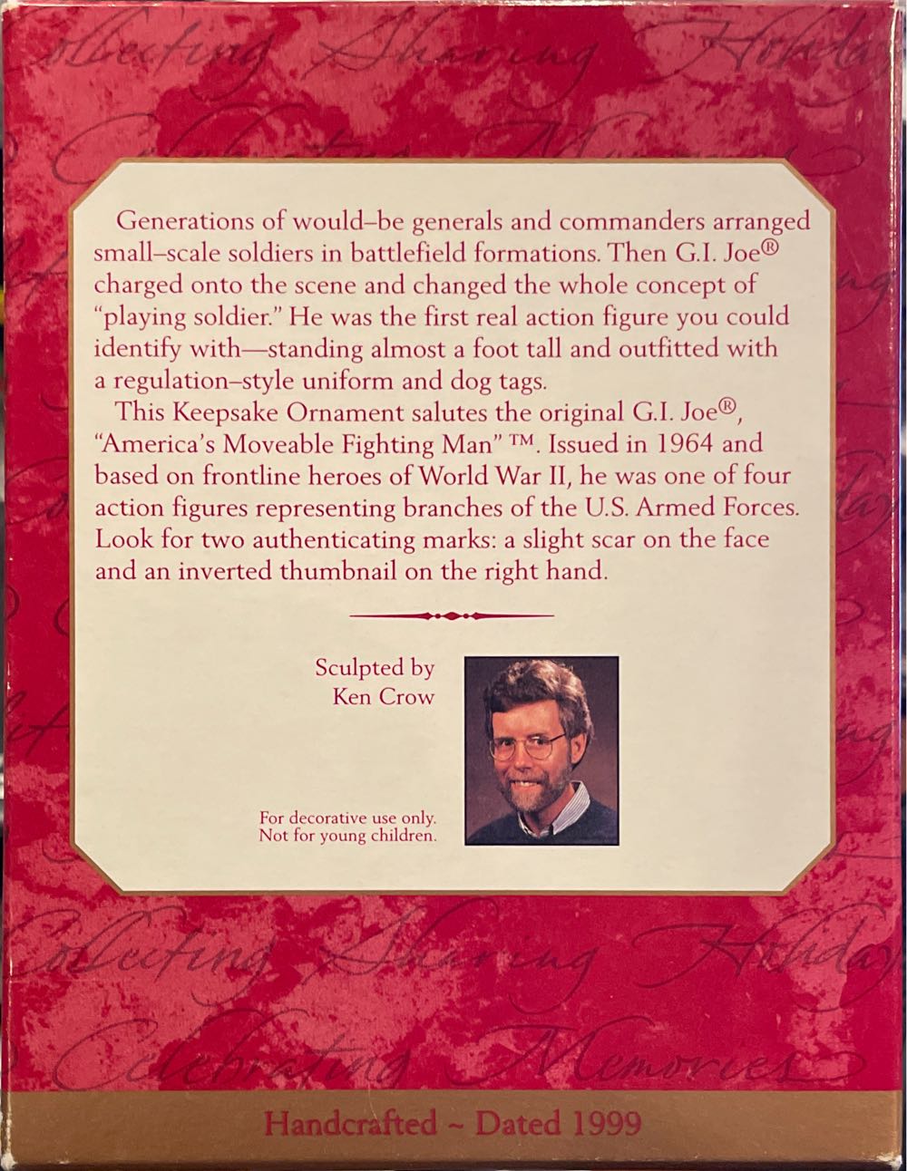 G.I. Joe Action Soldier - G.I. Joe (Toys) ornament collectible [Barcode 015012479751] - Main Image 2