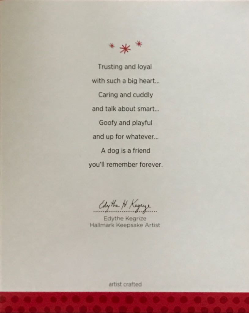 Darling Doggy - Pet (Dogs) ornament collectible [Barcode 795902332419] - Main Image 2