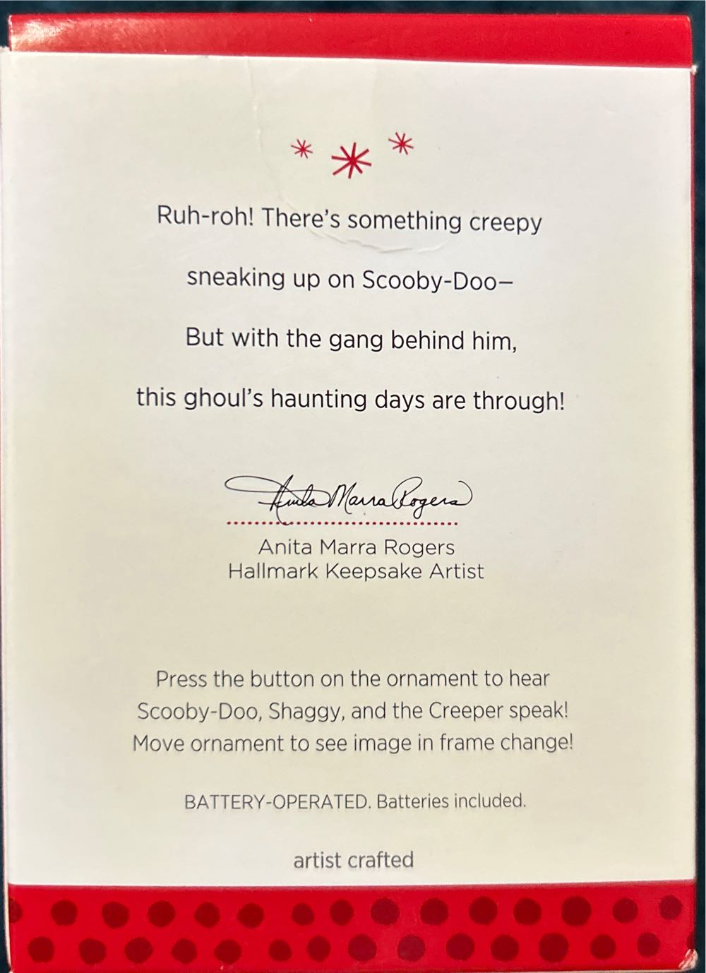 Jeepers! It’s The Creepers! - Magic (Scooby Doo) ornament collectible [Barcode 795902332945] - Main Image 3