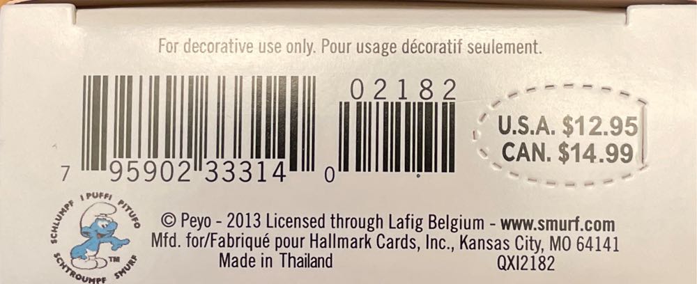 Papa Smurf - The Smurfs (Movies & TV) ornament collectible [Barcode 795902333140] - Main Image 3