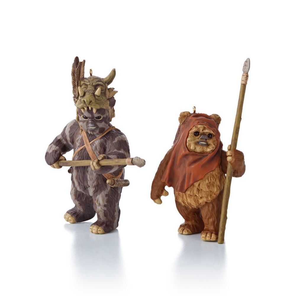 Wicket And Teebo - Star Wars Return of the Jedi 2013 Hallmark Ornament - Star Wars (Star Wars: Return Of The Jedi) ornament collectible [Barcode 795902338039] - Main Image 1