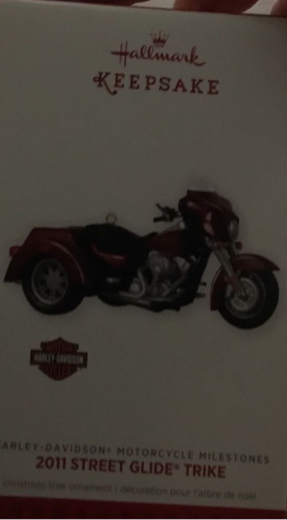 2011 Street Glide Trike - Harley Davidson Motorcycle Milestones (Harley-Davidson) ornament collectible [Barcode 795902340292] - Main Image 1
