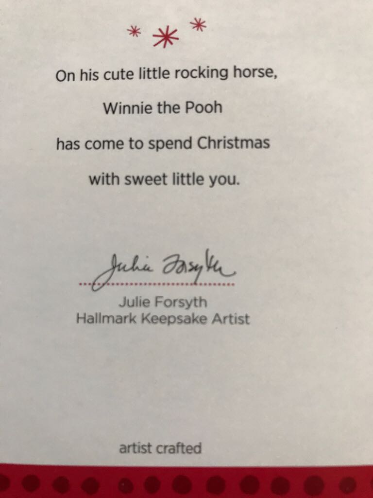 Babies First Christmas We Need The Pooh Collection - Disney Winnie The Pooh Collection (Pooh) ornament collectible [Barcode 795902340711] - Main Image 2