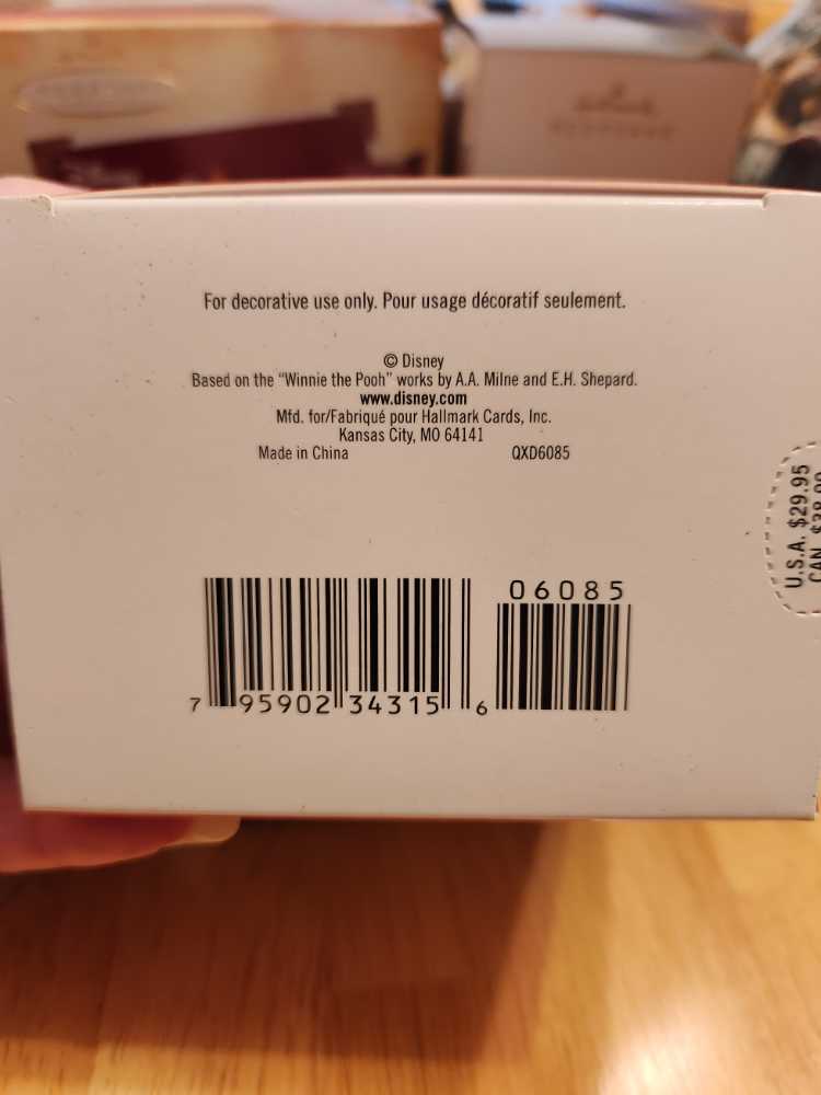 Winnie The Pooh - O’ Hunny Tree - Winnie the Pooh (Winnie the Pooh) ornament collectible [Barcode 795902343156] - Main Image 4