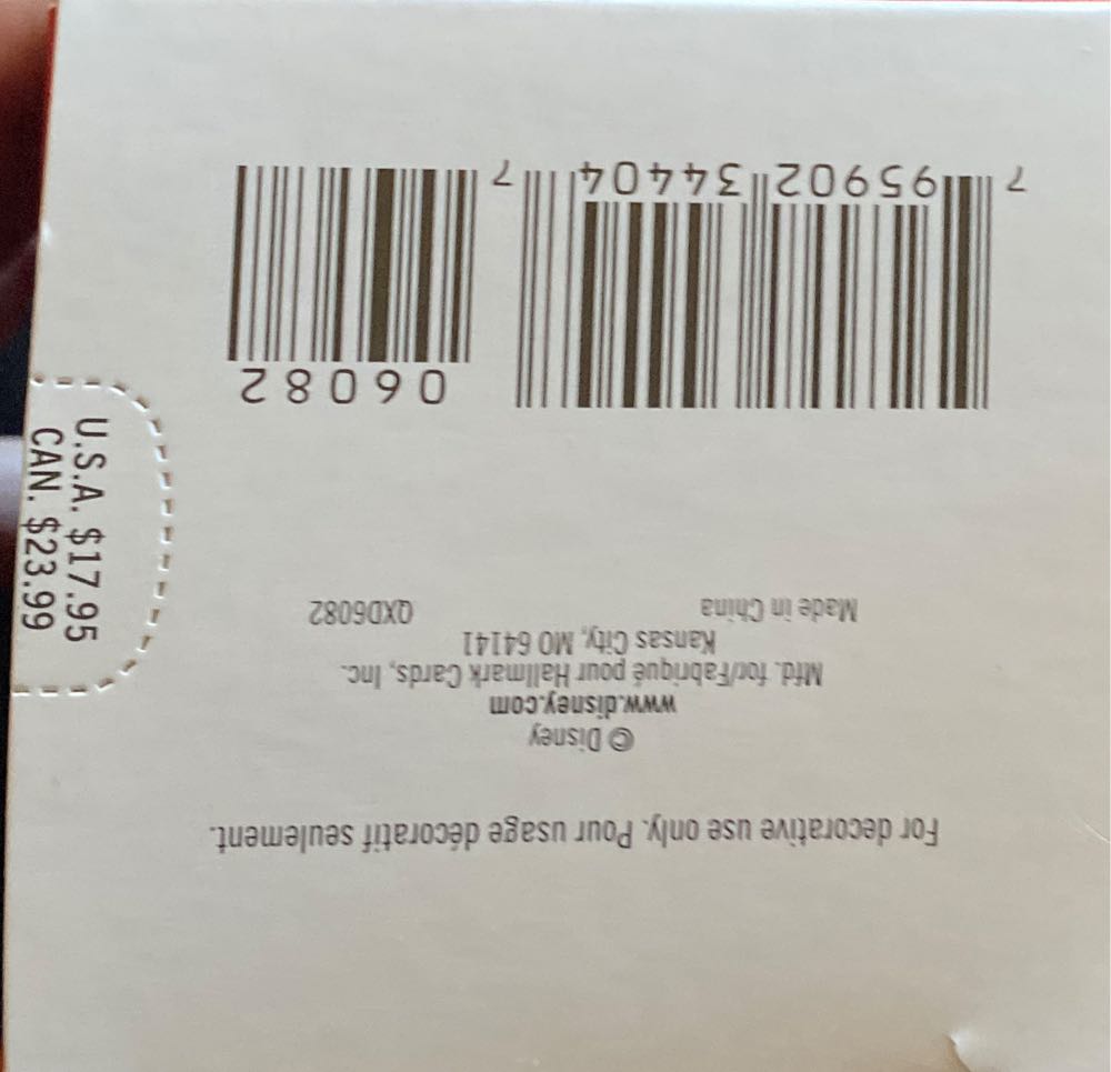 Two To A Chair - Mickey & Minnie (Disney) ornament collectible [Barcode 795902344047] - Main Image 3