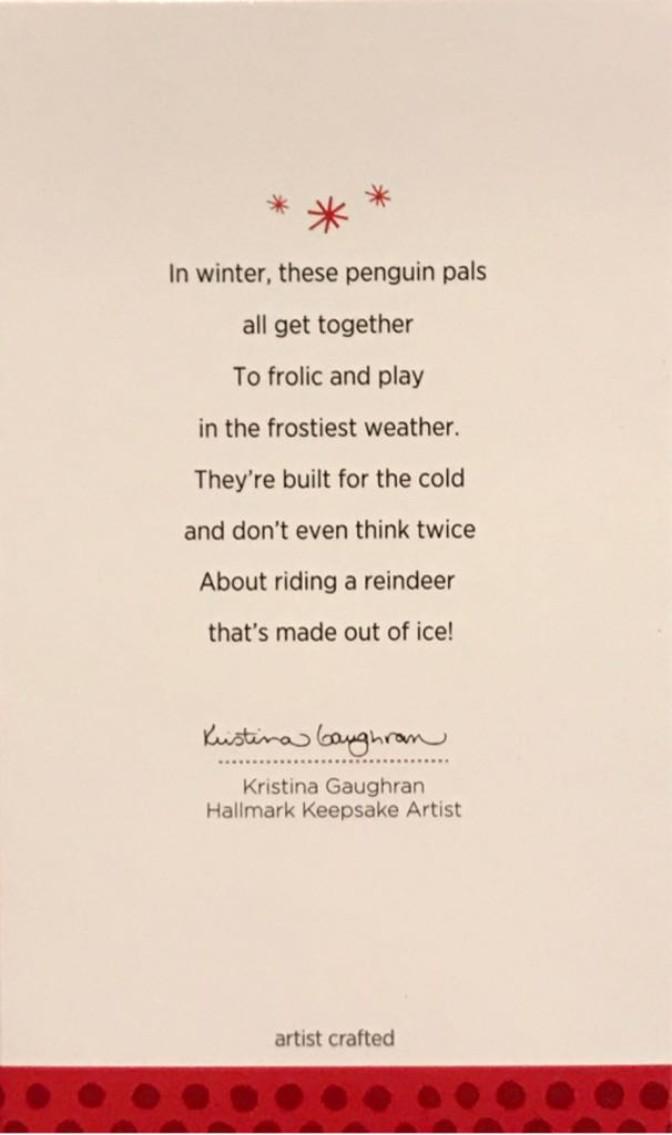 Playful Penguins - Kris’s Peguins (Penguins) ornament collectible [Barcode 795902345396] - Main Image 2