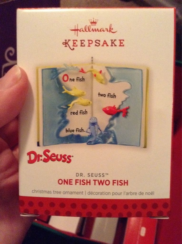 One Fish Two Fish - Dr. Seuss (Dr. Seuss) ornament collectible [Barcode 795902345426] - Main Image 1