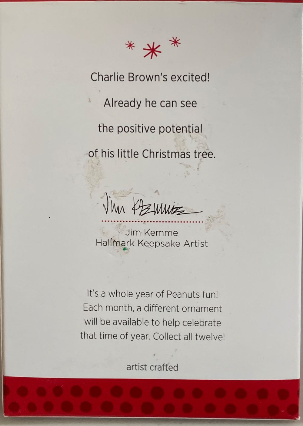 A Very Special Tree #5 - Happiness Is Peanuts All Year Long (Peanuts) ornament collectible [Barcode 795902345488] - Main Image 2