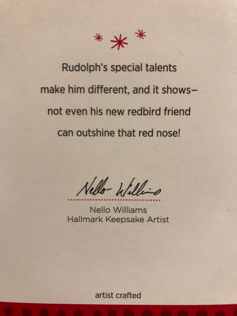 North Pole Signpost with Reindeer - Rudolph The Red-Nosed Reindeer (North Pole / Christmas / Reindeer) ornament collectible [Barcode 795902346843] - Main Image 2