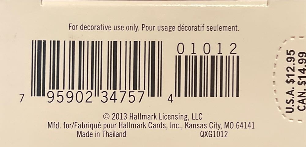 Kiss The Cook! - Snowman (Snowman) ornament collectible [Barcode 795902347574] - Main Image 3