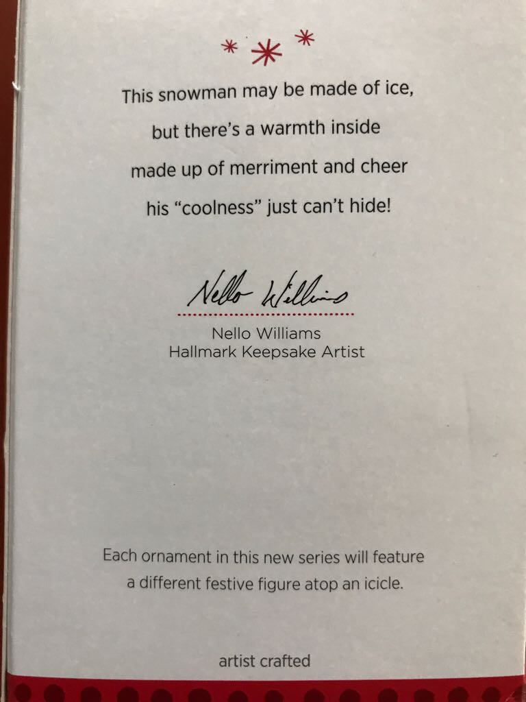 Cool Icicles  #1  (2013) - Cool Icicles (Cool Icicles) ornament collectible [Barcode 795902349493] - Main Image 2