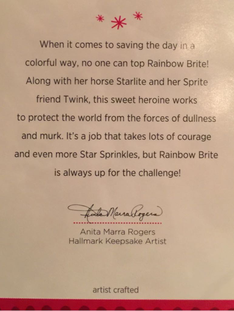 Rainbow Brite - Rainbow Brite (Movies & TV) ornament collectible [Barcode 795902355364] - Main Image 2