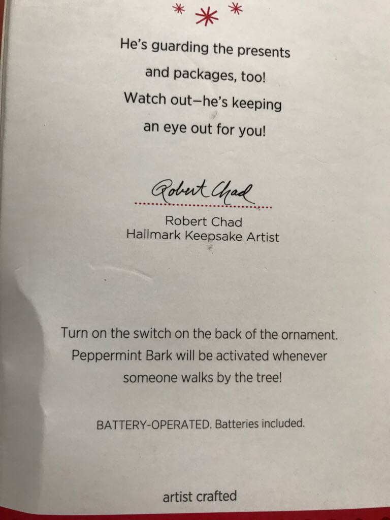 Peppermint Bark - Dogs (Dogs) ornament collectible [Barcode 795902355395] - Main Image 2