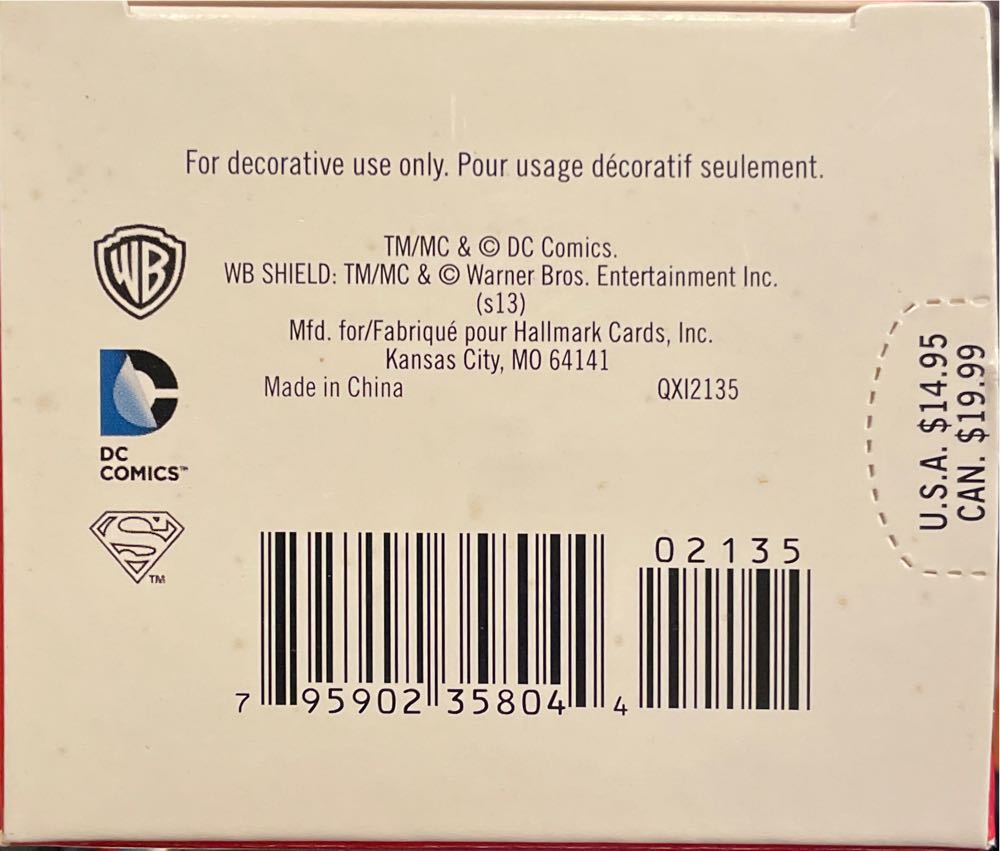 Man Of Steel - DC Super Heroes (Superheroes) ornament collectible [Barcode 795902358044] - Main Image 3