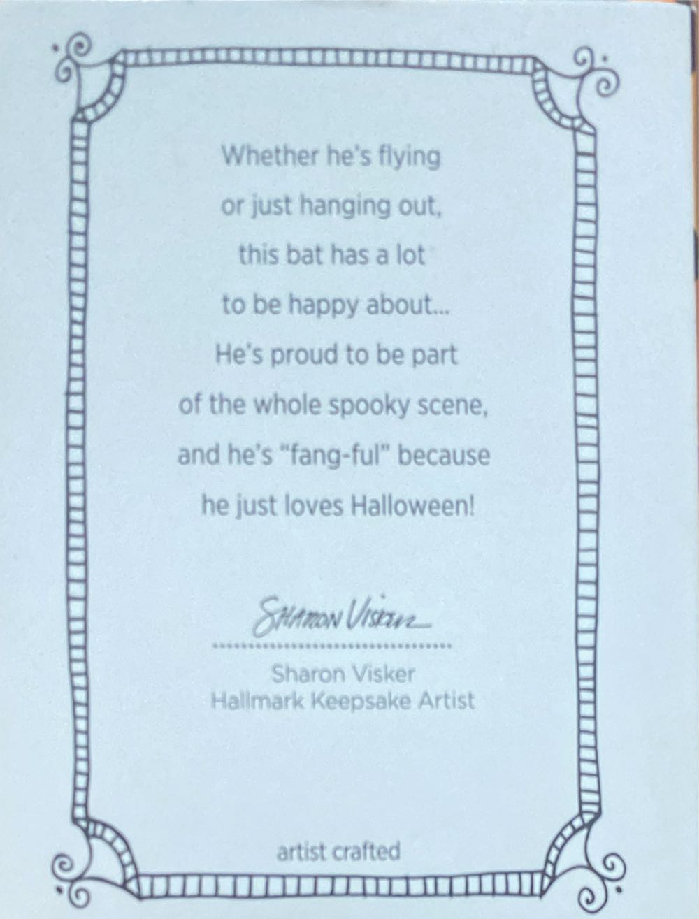 Batty For Halloween - Halloween (Halloween) ornament collectible [Barcode 795902361419] - Main Image 2